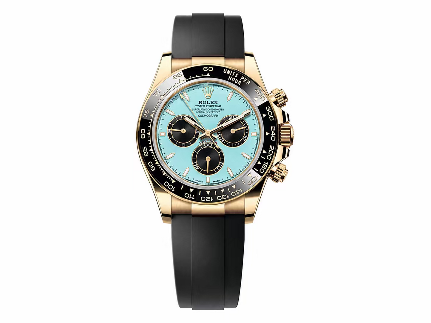 Rolex Daytona 126518 1:1 Best Edition Tiffany Blue Dial on Oysterflex Strap DD4131 (Weighted)