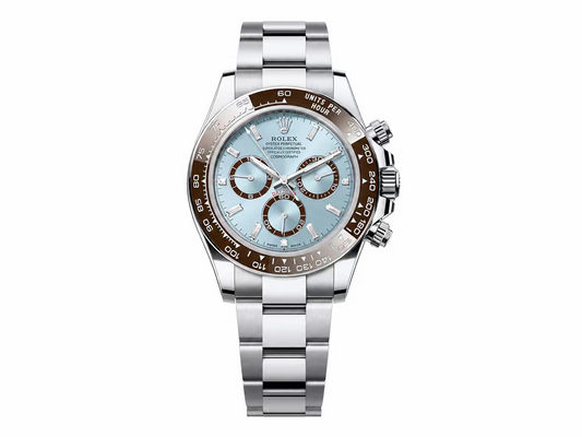 Rolex Daytona 126506 1:1 Best Edition 904L Steel Ice Blue Crystal Dial on SS Bracelet DD4131 (Weighted)