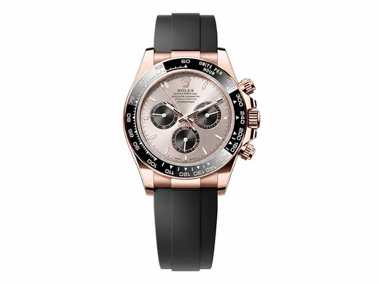 Rolex Daytona 126515 1:1 Best Edition RG/Black Dial on Oysterflex Strap DD4131 (Weighted)
