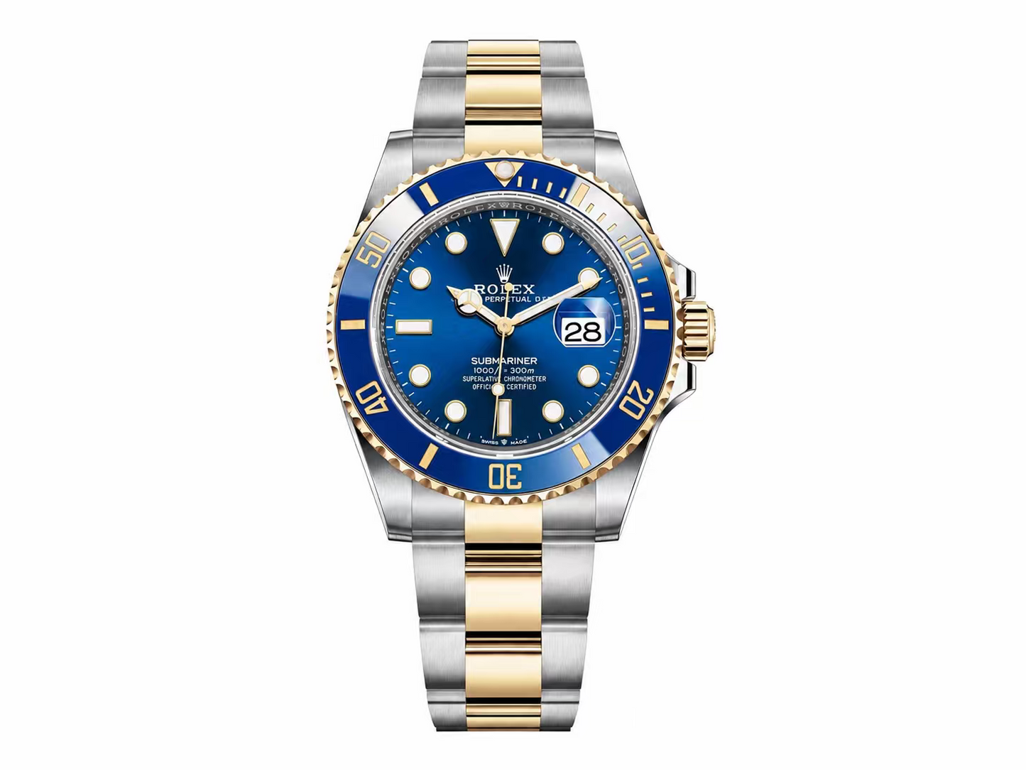 Rolex Submariner 126613 LN SS/YG Blue Ceramic 904L Steel 1:1 Best Edition DD3235 (Weighted)