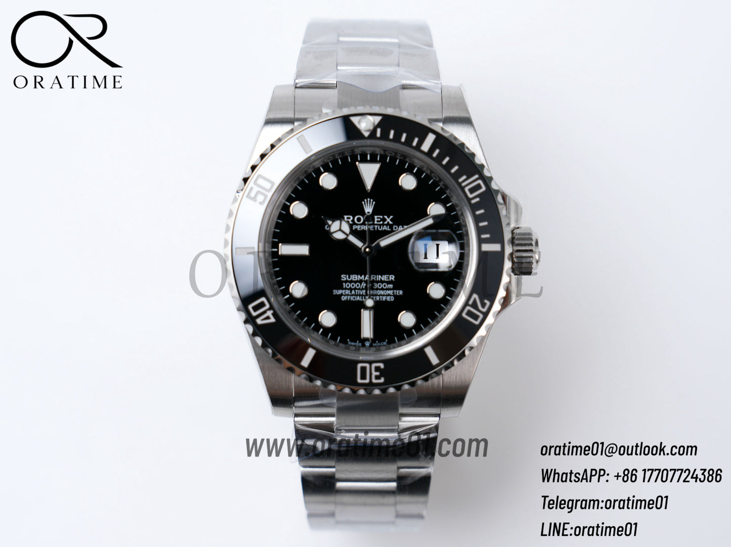 Rolex Submariner 41mm 126610 LN Black Ceramic 904L Steel 1:1 Best Edition DD3235